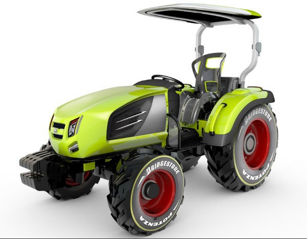 韩国设计师组合Park Chanhyun，Lee Jaewha Min Seong Kim创作的“绿色野兽”T-Ractor概念农机车，暂时虽不能成为使用的农用机车工具，但现代化的农业机械运动的转折，每一个乡下人必备农机！